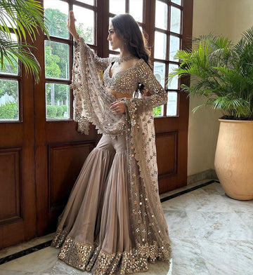 Embellished Sharara Set
