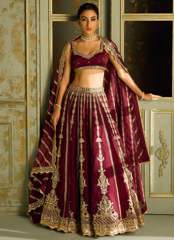 Crimson Empress Lehenga Set