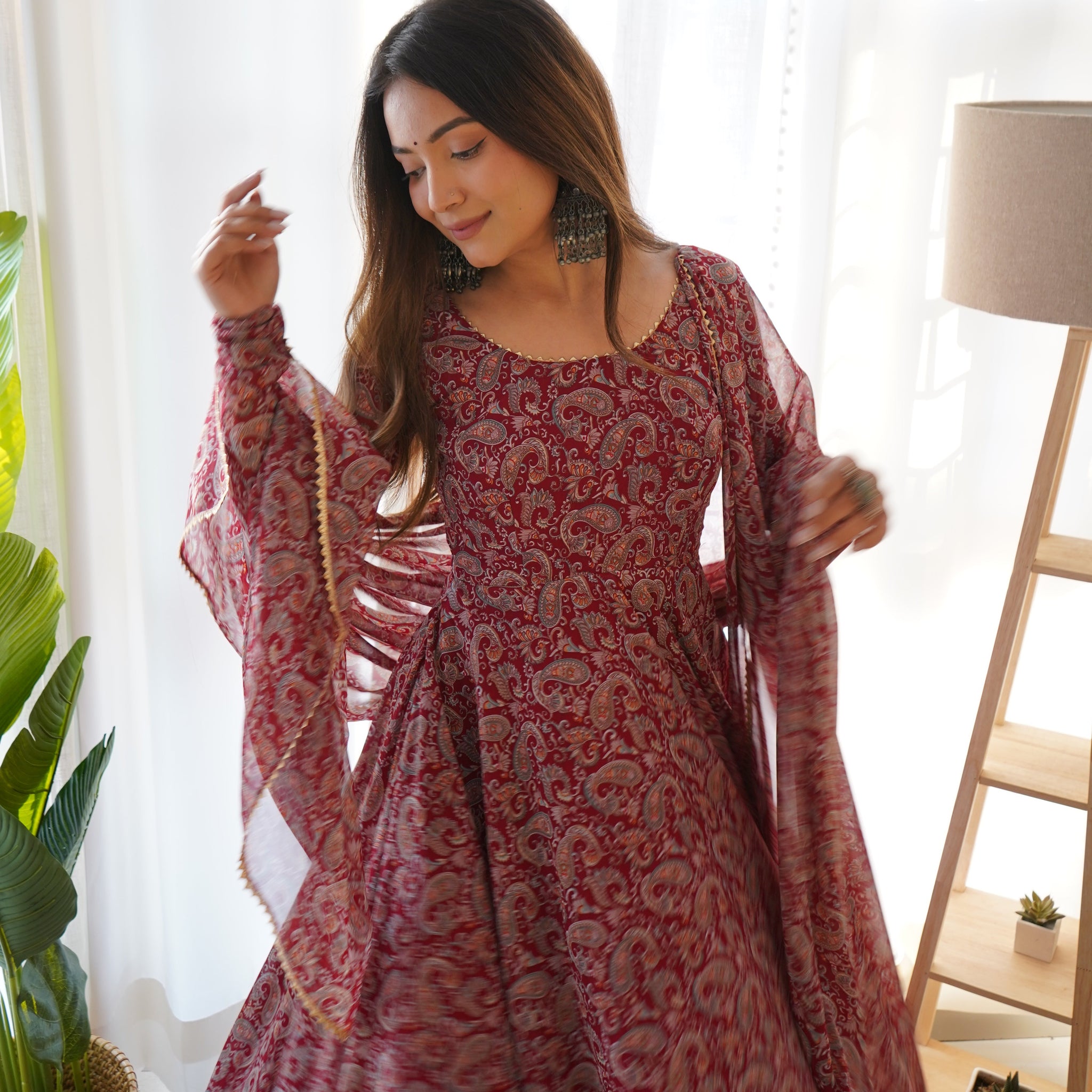 Graceful Glamour Anarkali Set