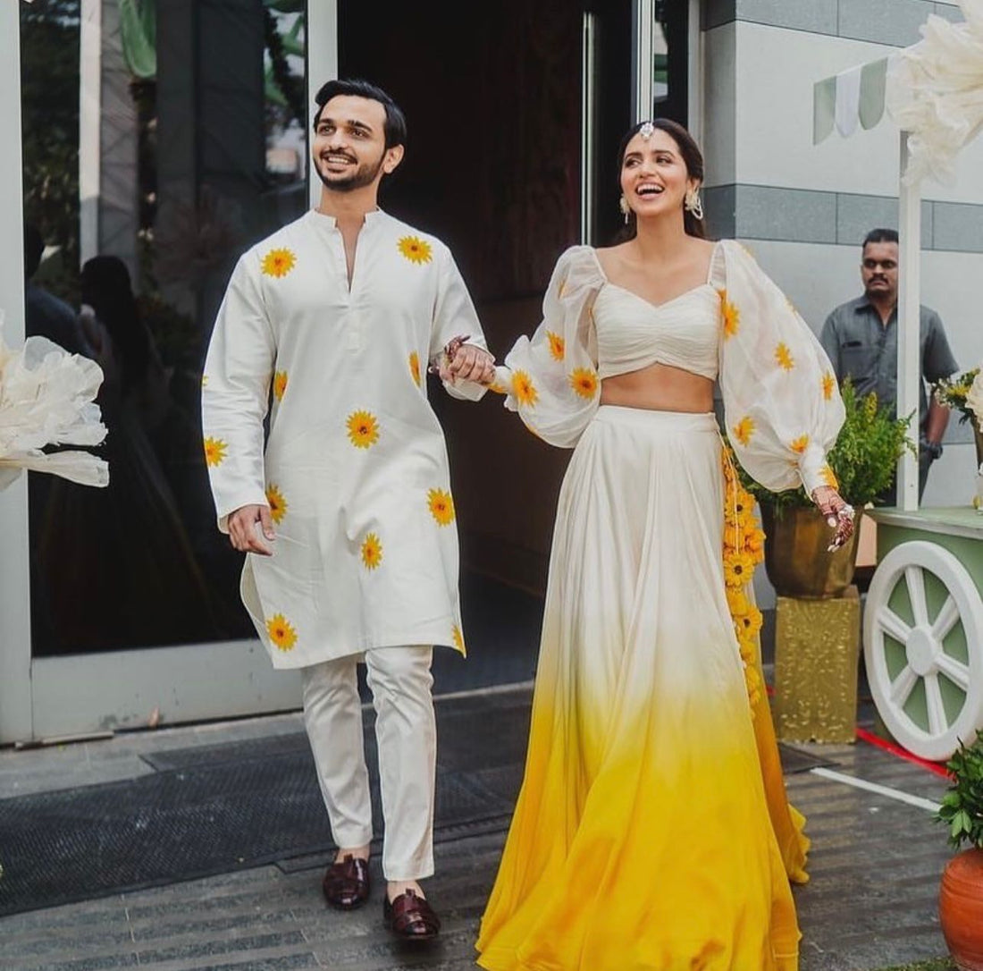 Joyful Yellow Lehenga Choli
