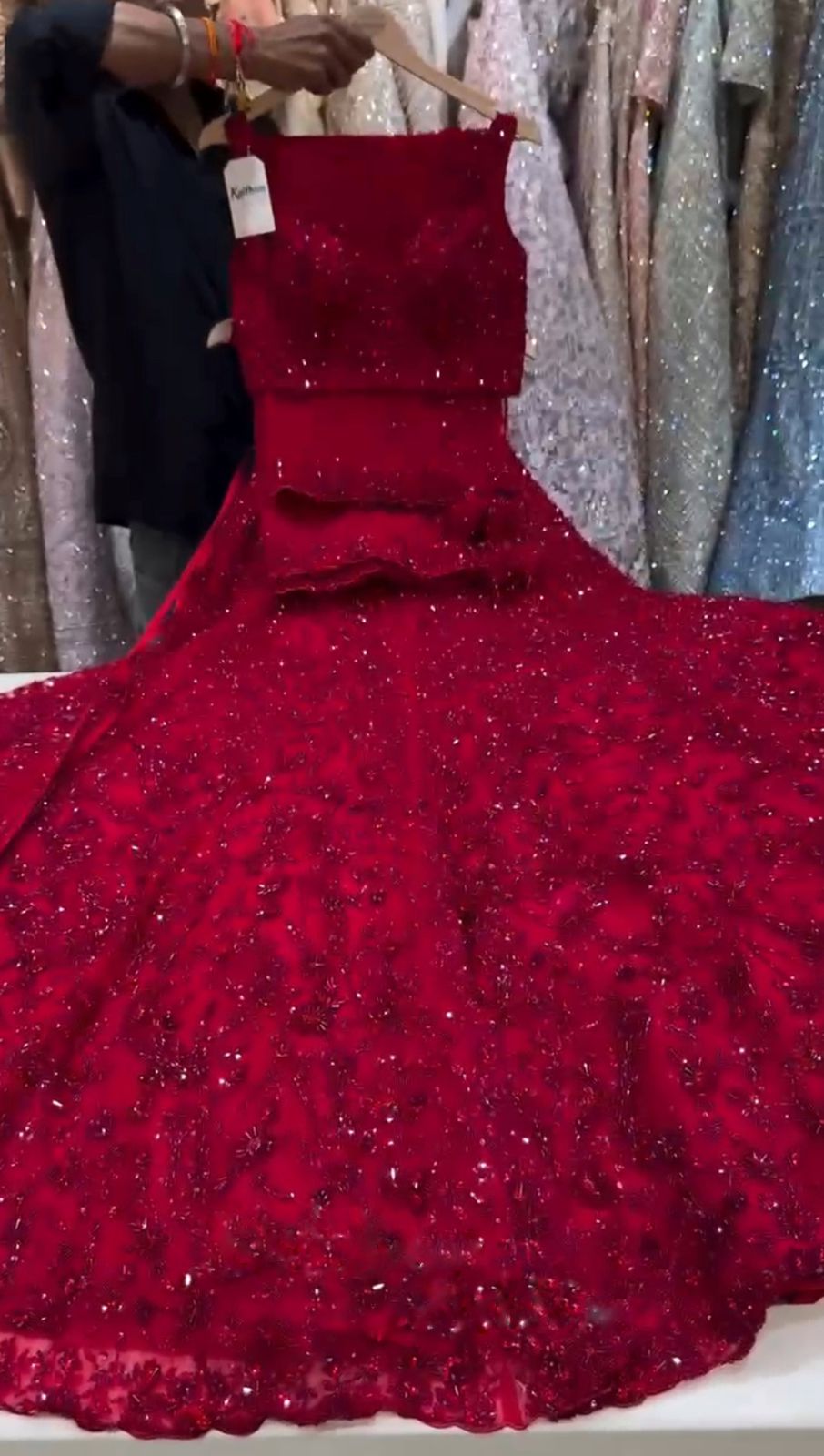 Divine Dream Red Lehenga Set