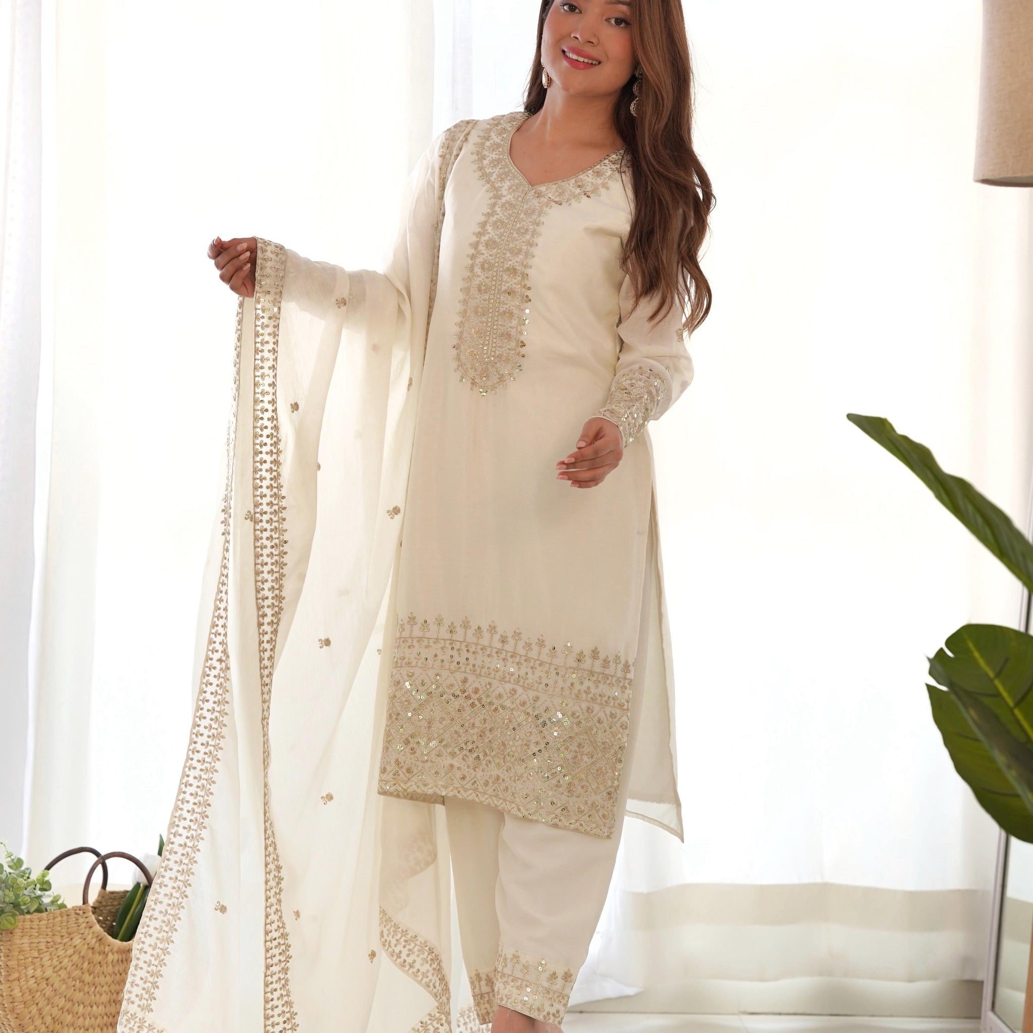 Jasmine Silk Salwar Suit