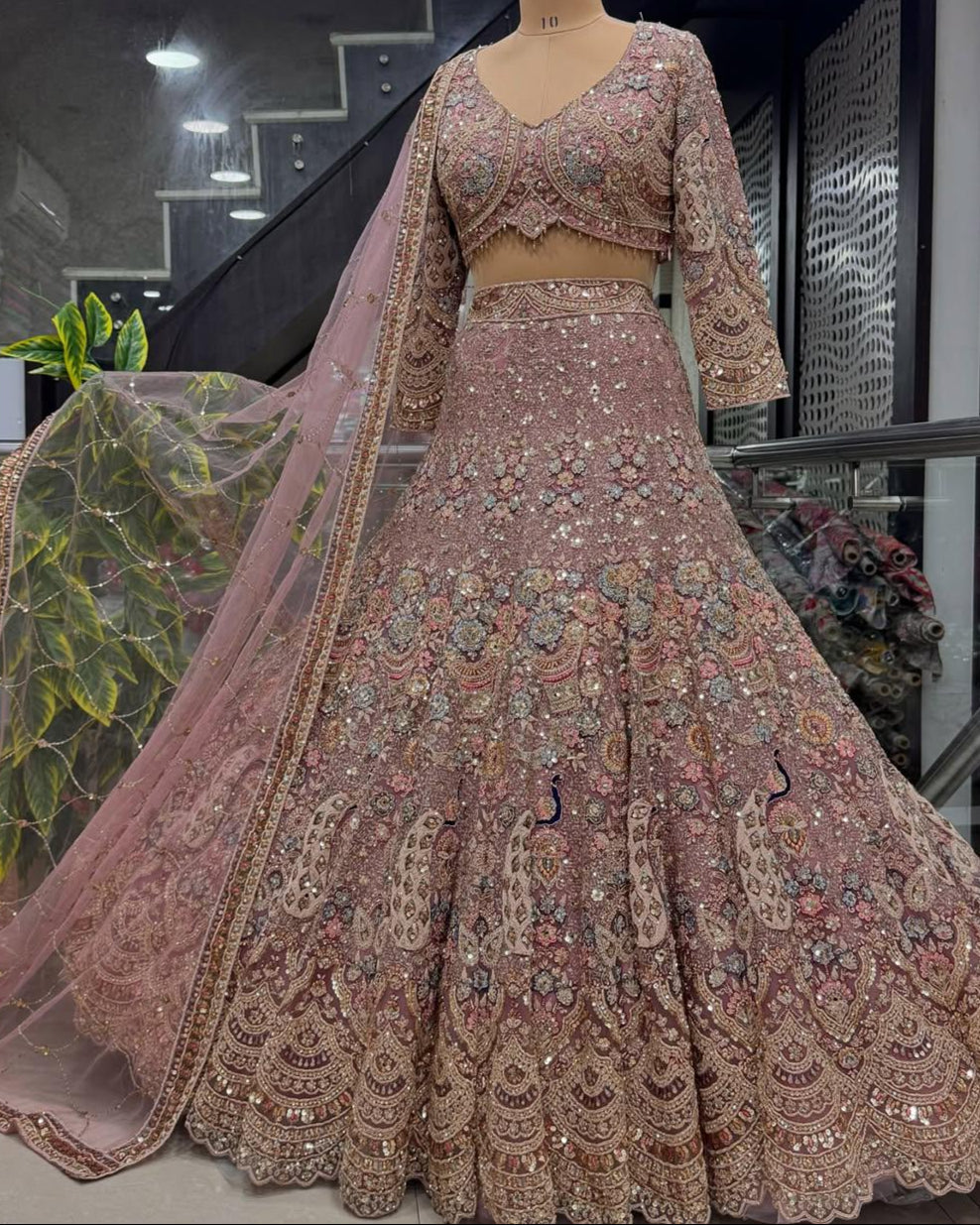 Peacock Dreamscape Lehenga Choli