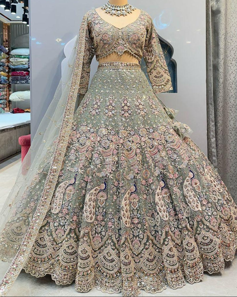 Peacock Dreamscape Lehenga Choli