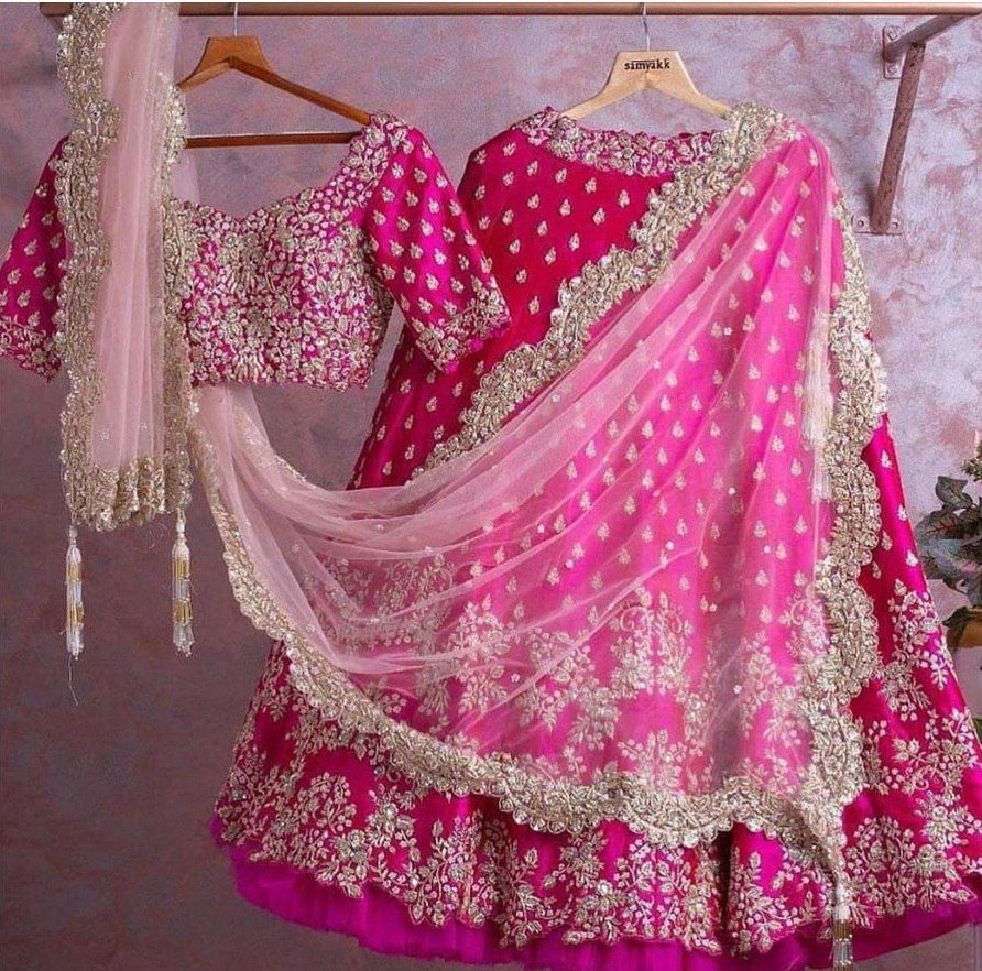 Dewberry Pink Lehenga Choli