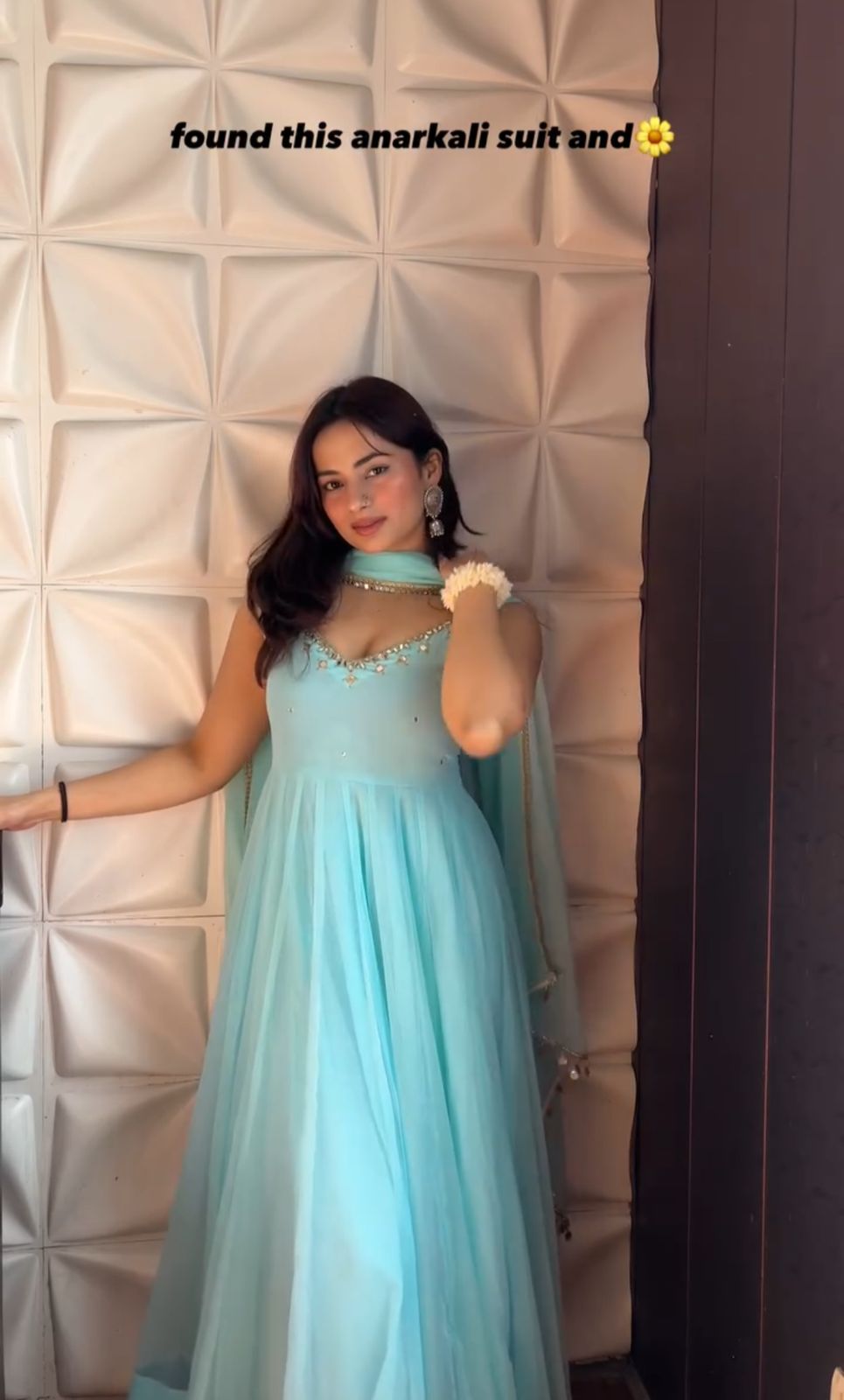 Sundari Swirl Anarkali Set