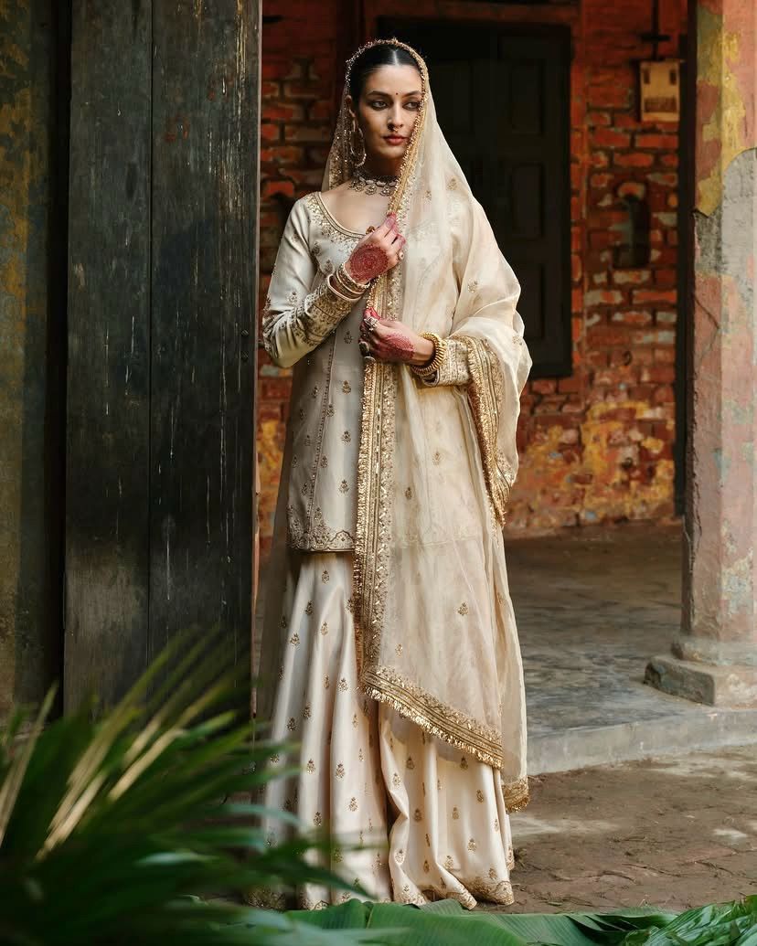 Nazar Gold Silk Salwar Suit