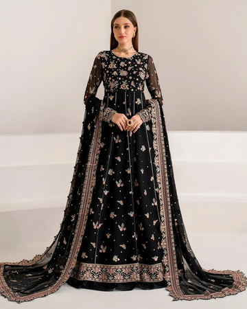 Black Orchid Beauty Anarkali Gown