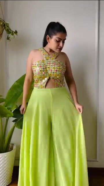 Boho Vibe Indo Western Jumpsuit