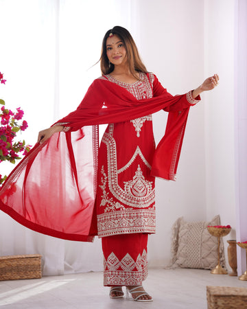 Rosy Reverie Salwar Suit