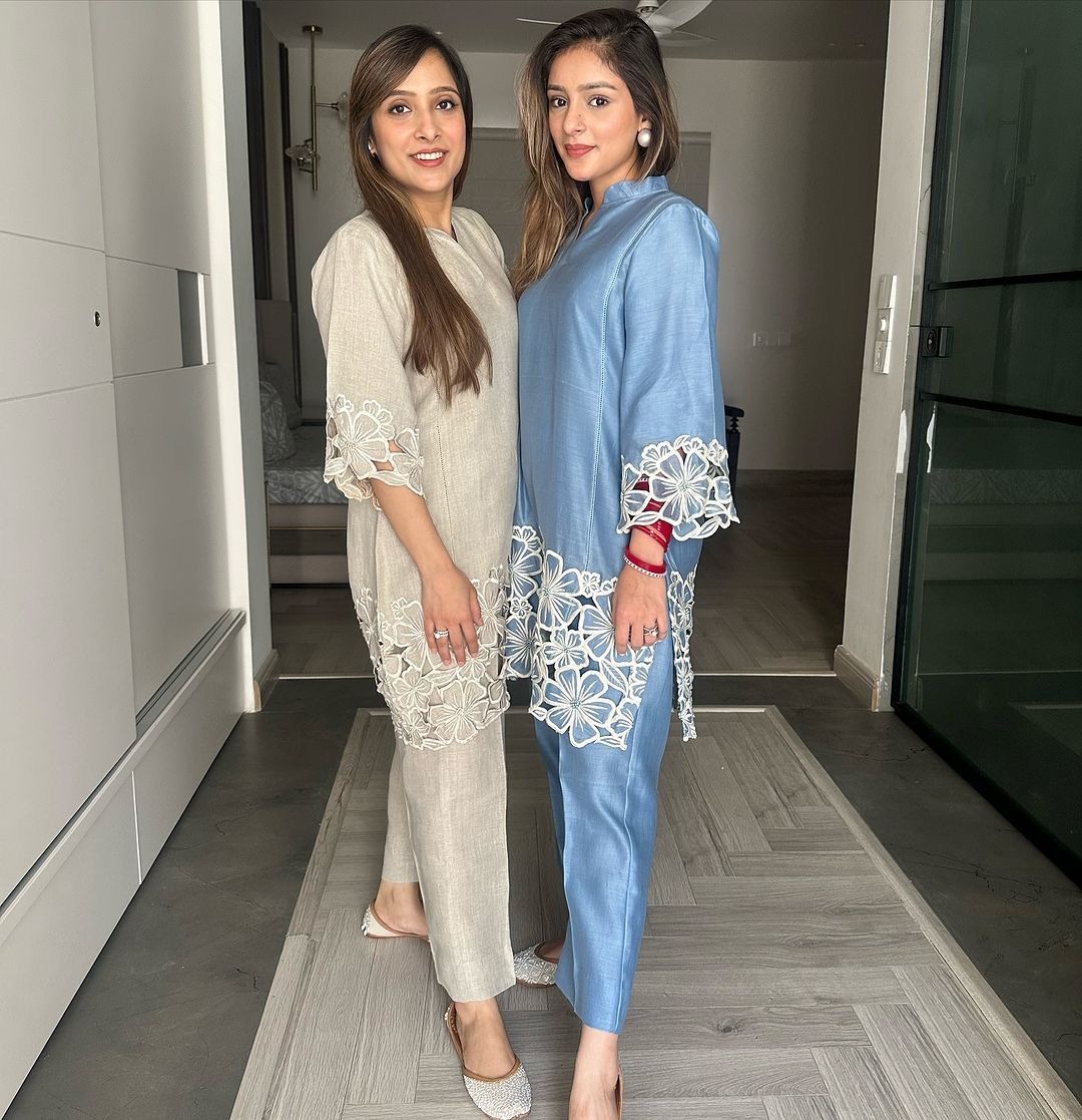 Fusion Phulkari Indo Western