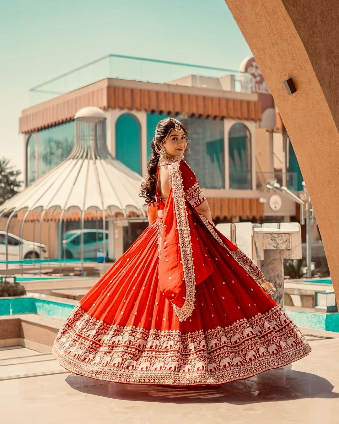 Devi Darpan Navratri Lehenga Choli