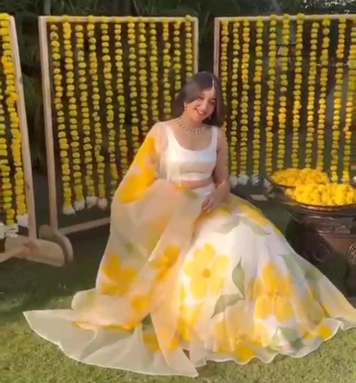 Opal Taffeta Lehenga Choli