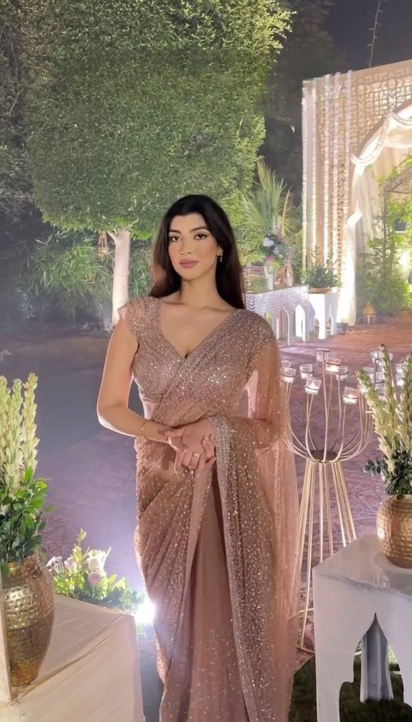 Latest Designer Butterfly Net Saree Collection