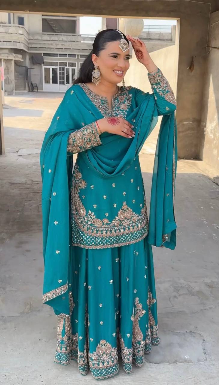 New Elegant Sharara Set – Ready to Wear